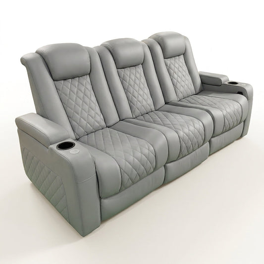 SilverLuxe Prestige Triple Recliner — Studio Shot